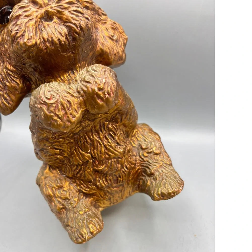 Vintage 1994 Universal Statuary Corp Poodle Dog Figurine USA 8.5‎ Inch